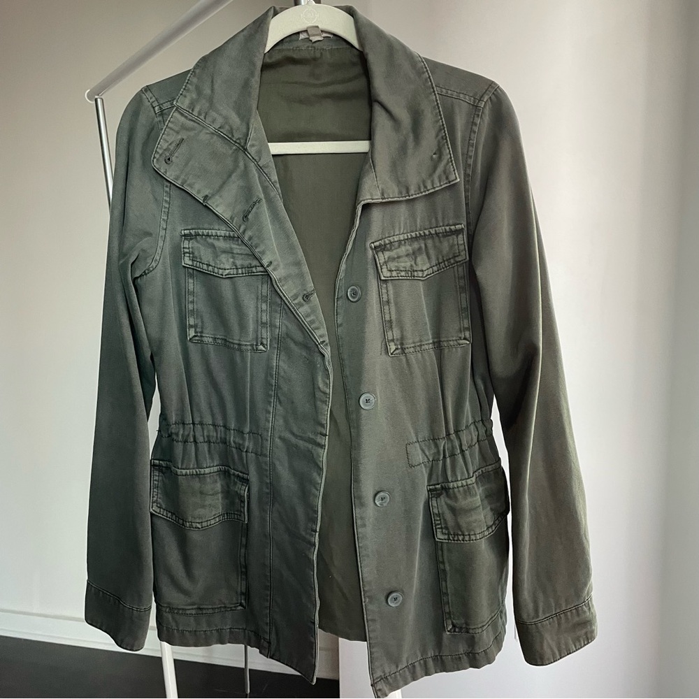 Olive Green Utility Jacket